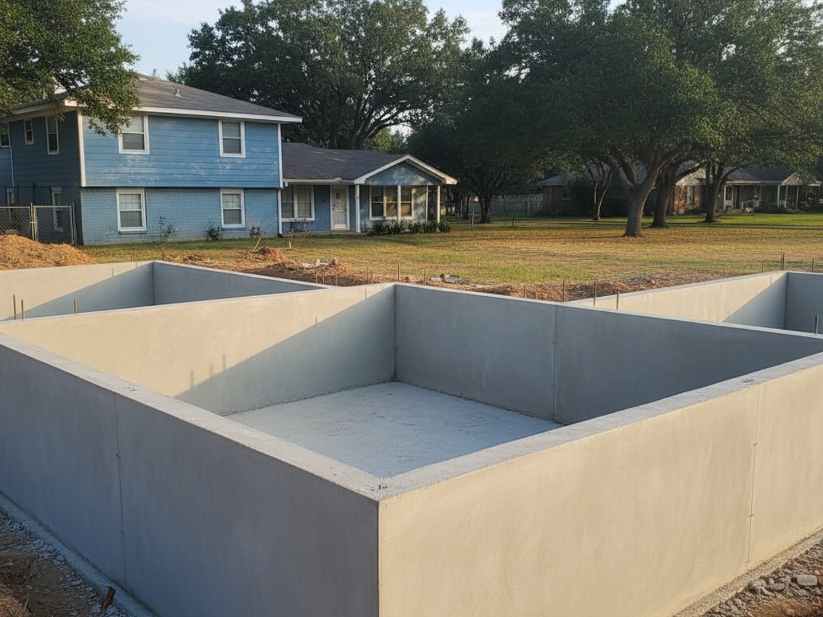 Stamped Concrete completed by All Things Concrete Co in Garland, TX