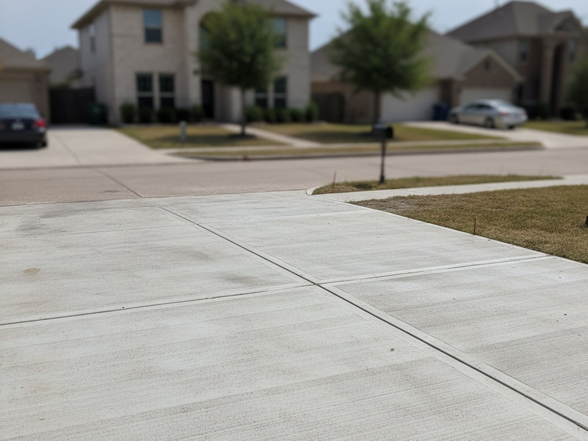 Concrete Patios completed by All Things Concrete Co in Plano, TX
