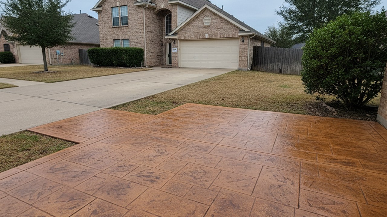 Garage Floor Slabs completed by All Things Concrete Co in Richardson, TX
